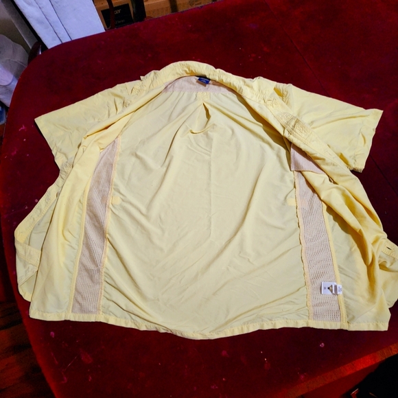 Exofficio Men's L loose fit Yellow Vented Outdoor Fishing Hiking Camping Shirt - Picture 4 of 11